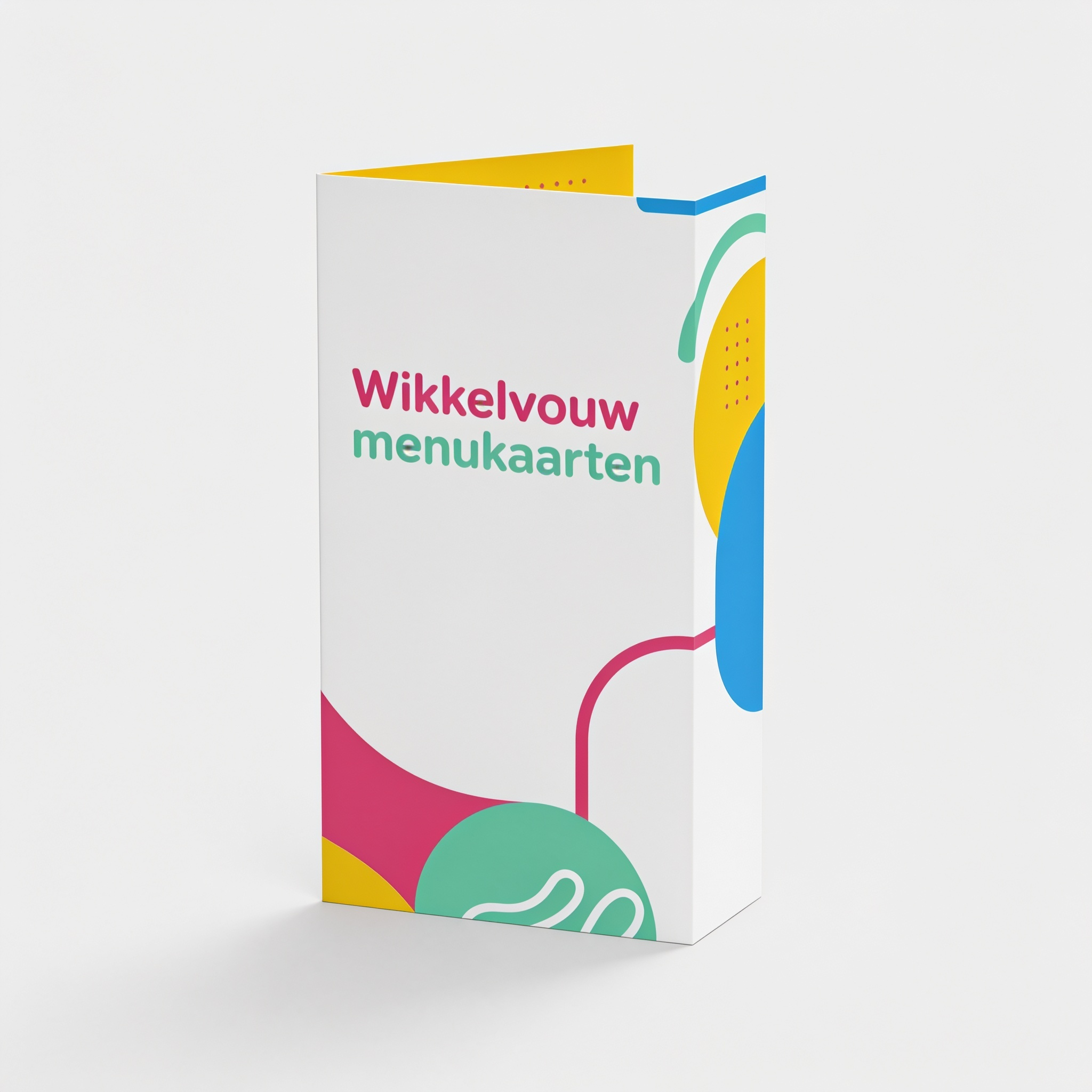 Wikkelvouw menukaarten