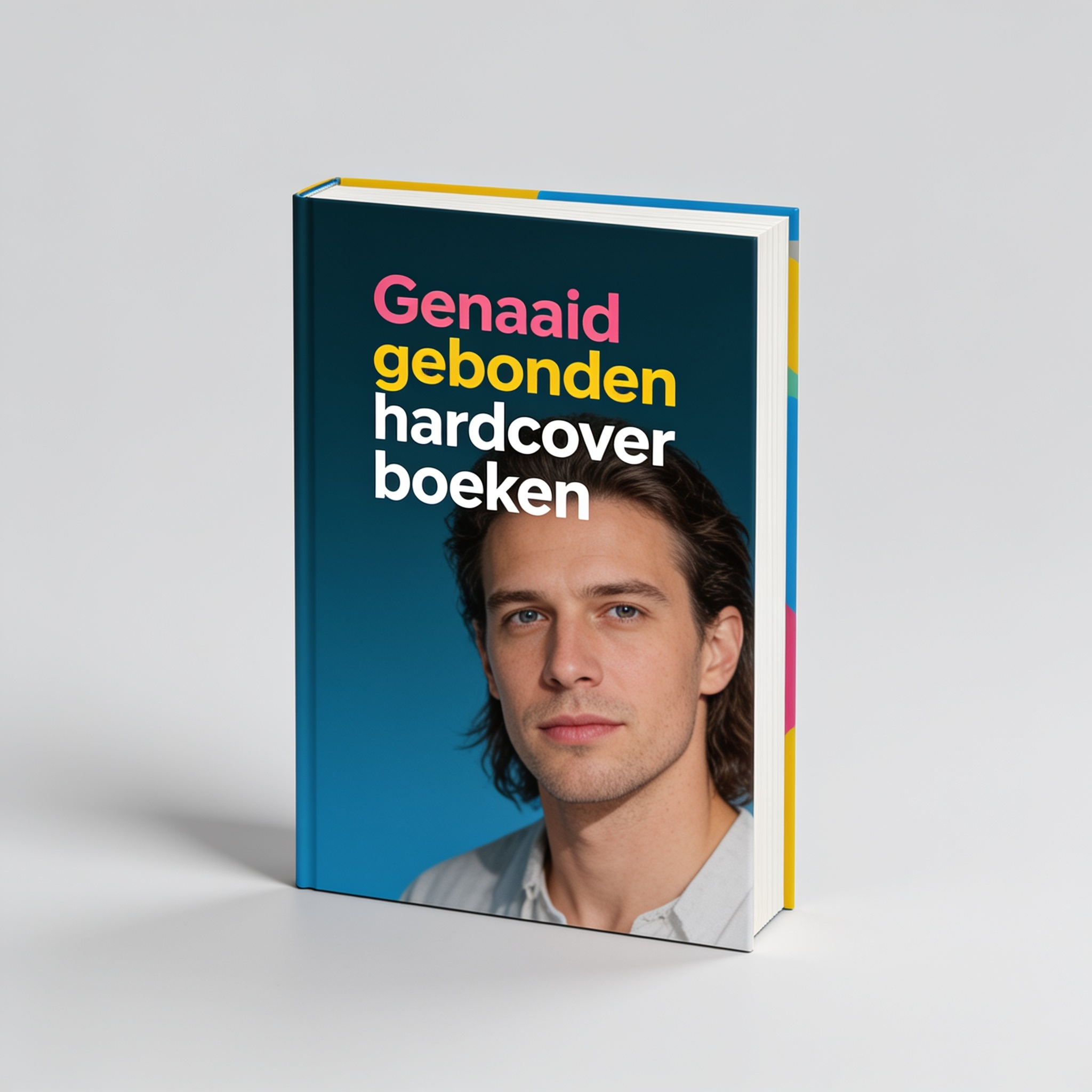 Genaaid gebonden hardcover boeken