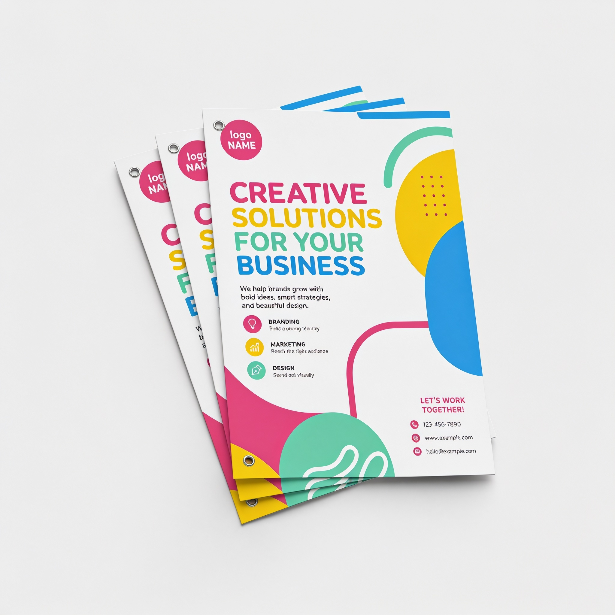 Brochures met oognieten