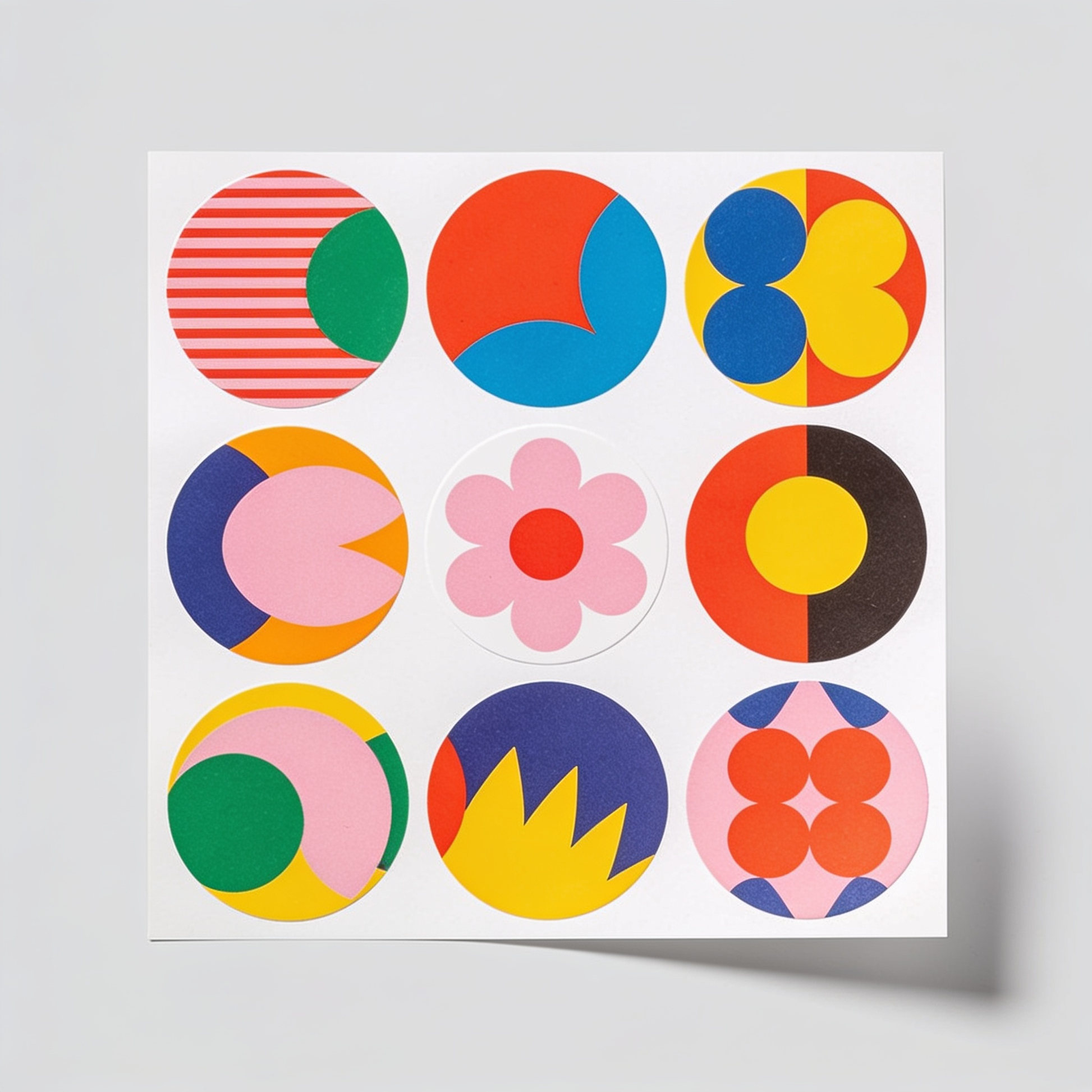 Ronde stickers