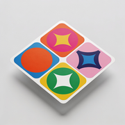 Vierkante stickers