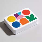 Witte plastic visitekaartjes