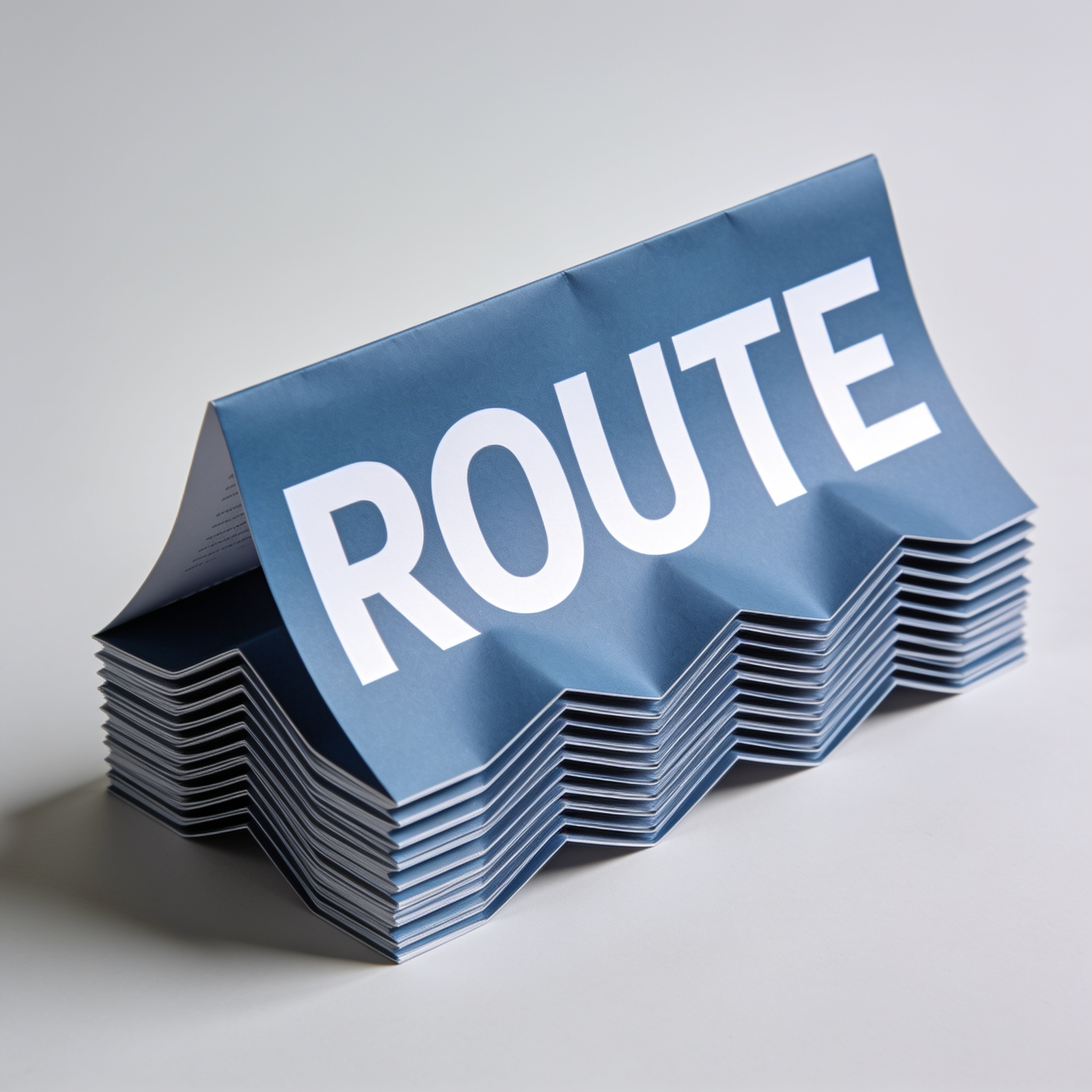 Zigzagvouw folders