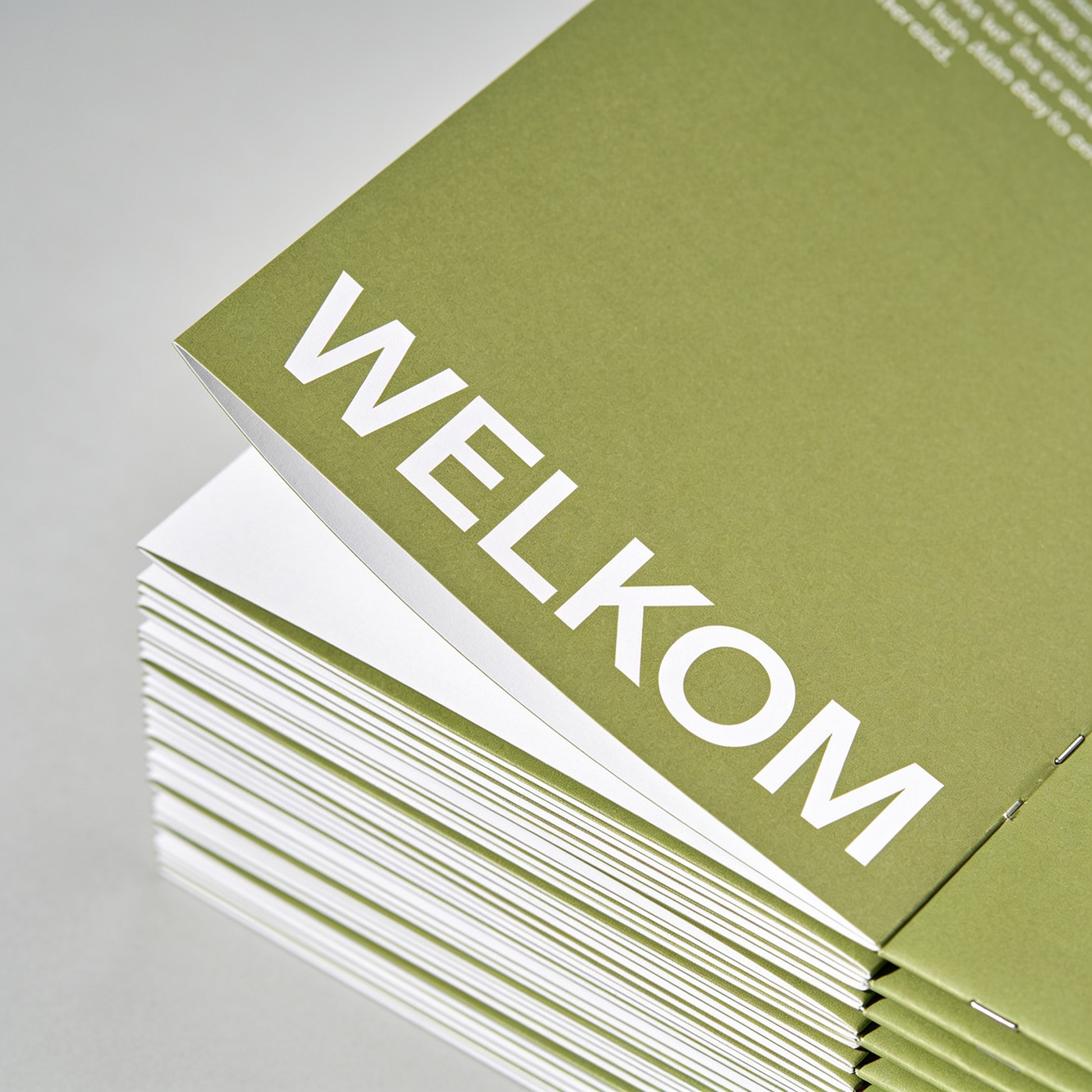 Enkelvouw folders