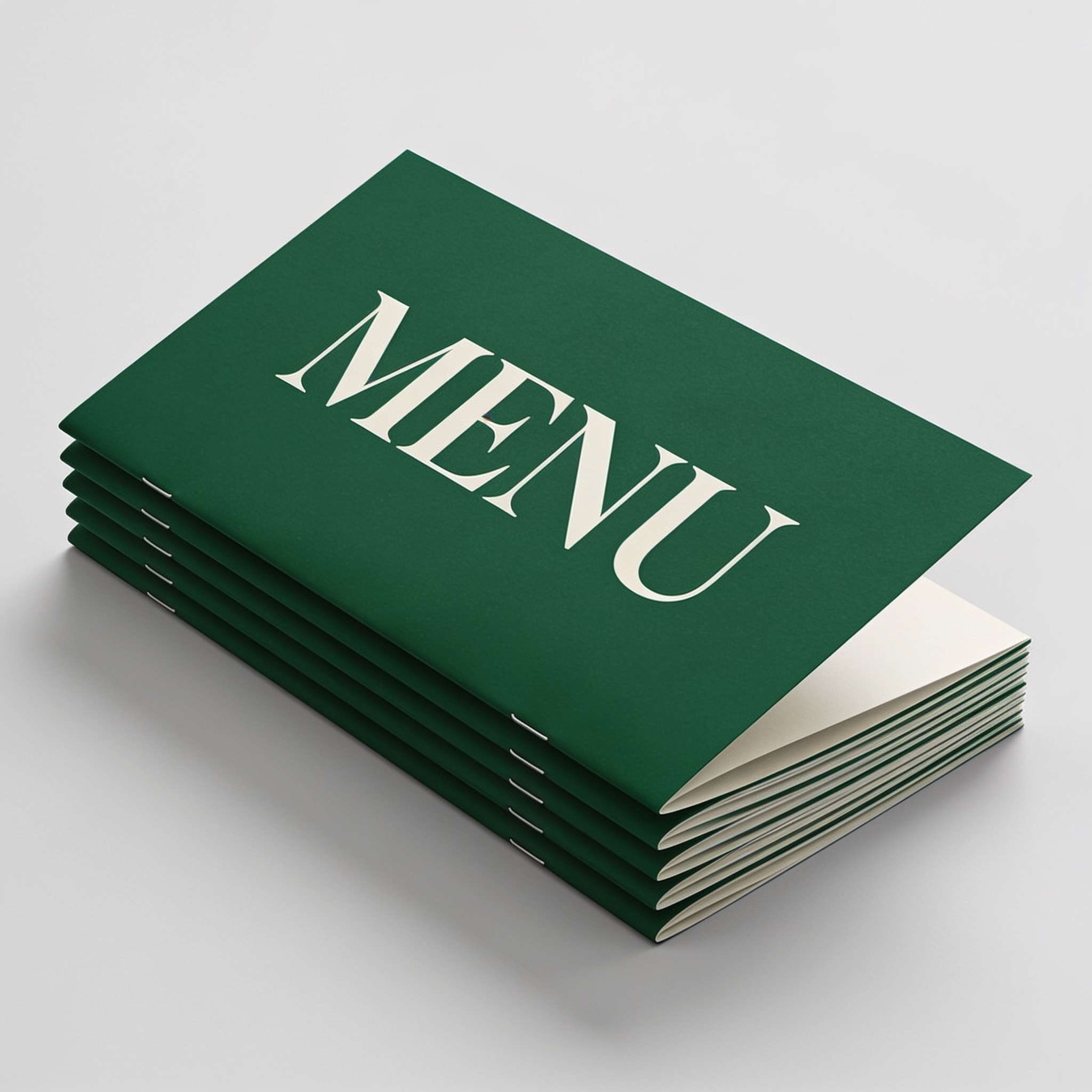 Kruisvouw menukaarten